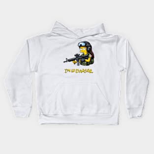 Tactical Yellow People Kids Hoodie